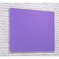 Image of Wall Mounted Glass Board 1200 x 900mm Lilac