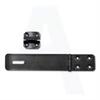 Image of Asec Safety Hasp & Staple - Black - 75mm