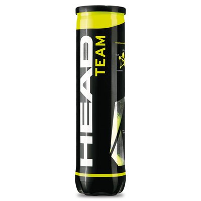 Sweatband.com Head Team Tennis Balls - Tube of 4
