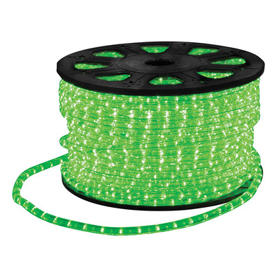 LED Rope Light with Wiring Accessories 45m Green