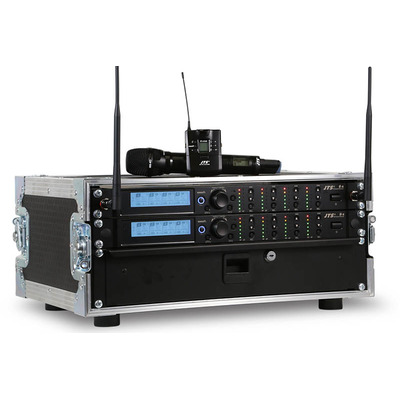 JTS R4 Rack n Ready Microphone System 8 Channel Handheld