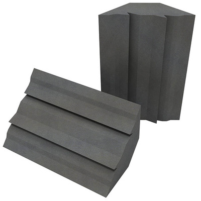 Corner Acoustic Trap Grey Pack of 2