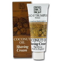 Image of Geo F Trumper Coconut Oil Shaving Cream Tube 75g