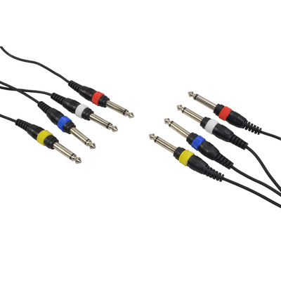 Jack To Jack Mono 4 Way Loom Patch Lead 3m