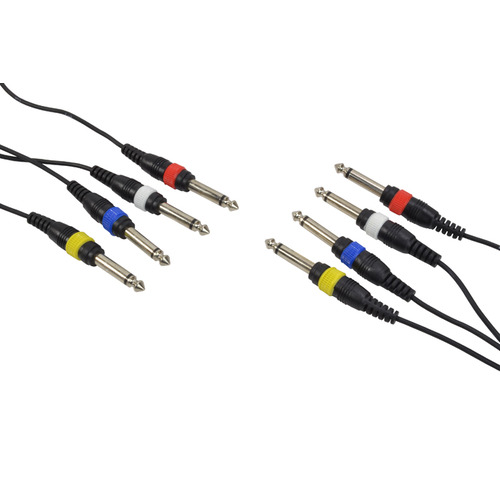 Jack To Jack Mono 4 Way Loom Patch Lead 3m