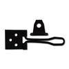 Image of ASEC Wire Hasp & Staple - Black - 100mm