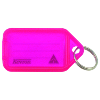 KEVRON ID38 Tags Bag of 50 Fluorescent - Hot Pink x 50