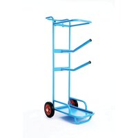 Image of Fyna Lite Heavy Duty Tack Trolley with Grooming Box - Single Light Blue Not Required