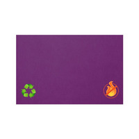 Image of Eco-Sound Unframed Blazemaster Noticeboard 1800 x 1200mm Purple