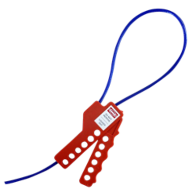 ASEC Multi Purpose lockout Hasp - Purpose Cable Lockout Hasp - 2.5m Nylon Coated Steel