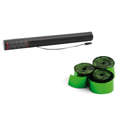 Electric Mettalic Streamer Cannon 50cm Green