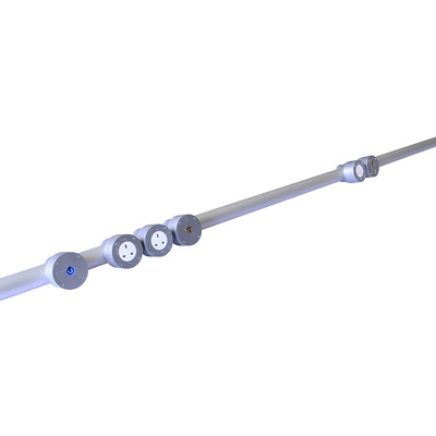 Wired Lighting Bar 13 Amp with DMX Sockets 8m Aluminium