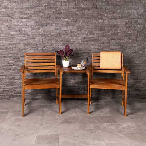 FSC&#174; 100% Certified Acacia Wooden Companion Seat