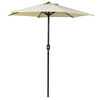 Image of 2m Patio Market Garden Parasol Beige