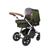 All In One i-Size Travel System With Isofix Base - Chrome - Woodland