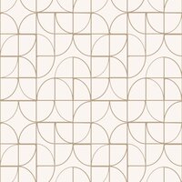 Image of Symmetry Geometric Shapes Wallpaper Pink / Rose Gold Rasch 310115