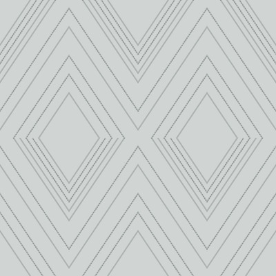 Alea Geometric Wallpaper Grey / Silver Muriva 703040