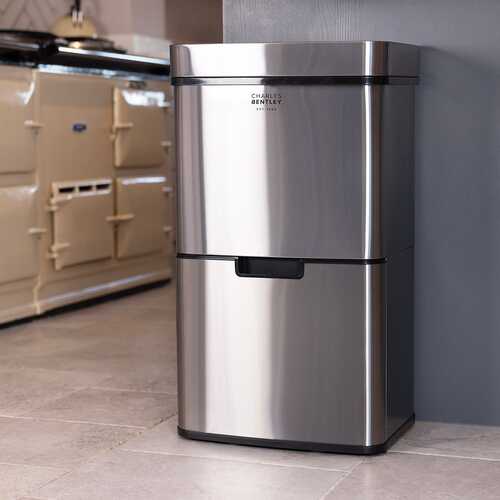 Triple Compartment 62L Sensor Bin