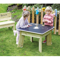 Image of Outdoor Chalkboard Table