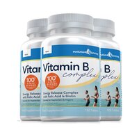 Image of Vitamin B Complex Tablets, 100% RDA, Suitable for Vegetarians & Vegans - 360 Tablets