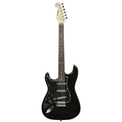 Image of Chord Electric Guitar Gloss Black - Left Hand