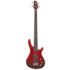 Electric Bass Guitar 4 String Metallic Red from Instruments4music