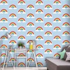 Rainbow Wallpaper Sky Blue / Multi World of Wallpaper WOW042