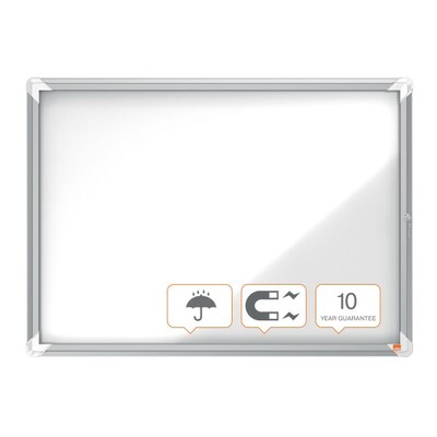 Nobo 1902579 Premium Plus Outdoor Lockable Whiteboard