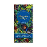 Image of Chocolate And Love Rich Dark 71% 80g x 14