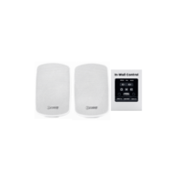Image of ConXeasy SWA401 Wall-Mounted Amp & Loudspeakers - White