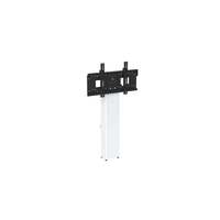 Image of Loxit 8433 95" Fixed flat panel floor stand Black, White flat pan