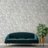 Image of Lusso Glitter Marble Vinyl Wallpaper Silver Belgravia 303