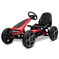 Image of Mercedes Licensed Red Pedal Go Kart