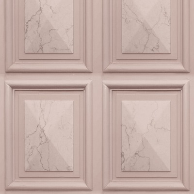 Marble Wood Panel Effect Wallpaper Blush Pink World of Wallpaper AG500-35
