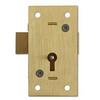 Image of ASEC 36 2 Lever Straight Cupboard Lock - 75mm SB KD Visi