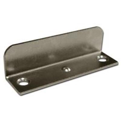 ASEC Furniture Lock Strike Plate - Silver