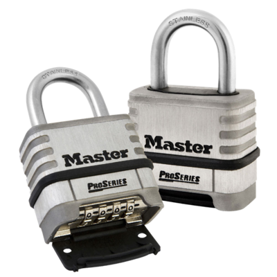 MASTER LOCK 1174D Open Shackle Combination Padlock - 58mm