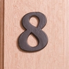 Image of 6cm Black Iron Door Numbers - 8