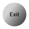 Image of Exit Door Sign - stainless steel