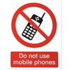 Image of Do Not Use mobile phones Sign
