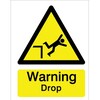 Image of Warning Drop Sign