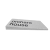 Image of EcoStone Environmentally Friendly House Sign - left hand wedge with 2 lines of text 205 x 125mm - UWNP1L