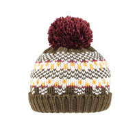 Image of Boys Felly Knitted Bottle Hat - Olive