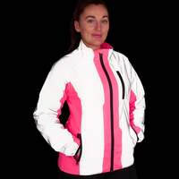 Image of BTR Womens High Visibility Reflective Cycling & Running Jacket. SECONDS