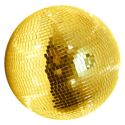 Professional Gold Coloured Mirror Ball - 30cm (12")
