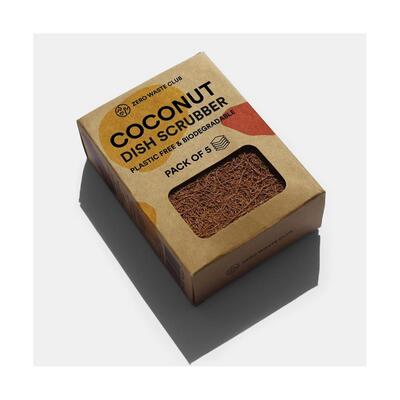 Zero Waste Club - Biodegradable Coconut Kitchen Scourers (Pack of 5)