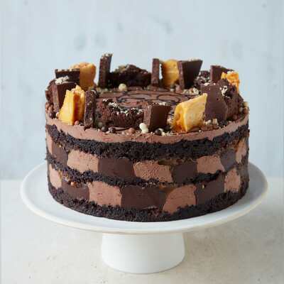 Chocolate Squidge Cake - Two Tier (6 + 8 Diameter)