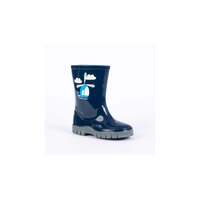 Image of Woodstock Kids Helicopter Wellington Boots - Navy Blue