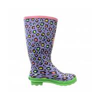 Image of Leopard Print Tall Printed Wellies