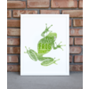 Personalised Frog Word Art Picture Print Gift